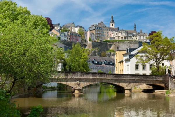 Alzette-River-city-Luxembourg